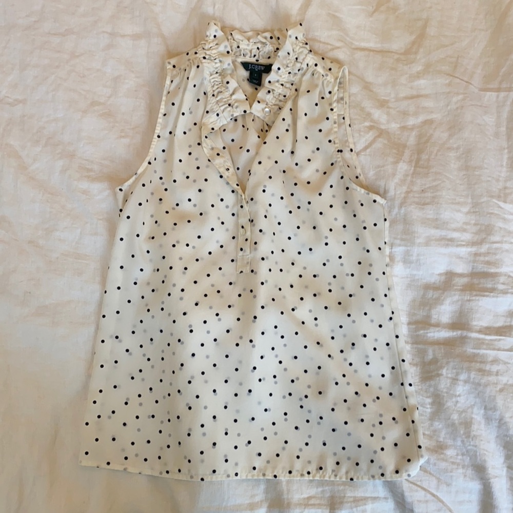 Polka dot blouse